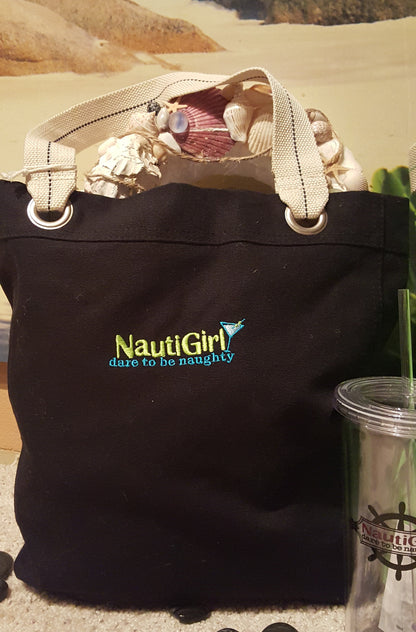 NautiGirl Canvas Tote Bags