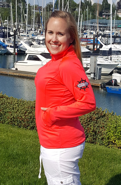 Long Sleeved half zip pullover