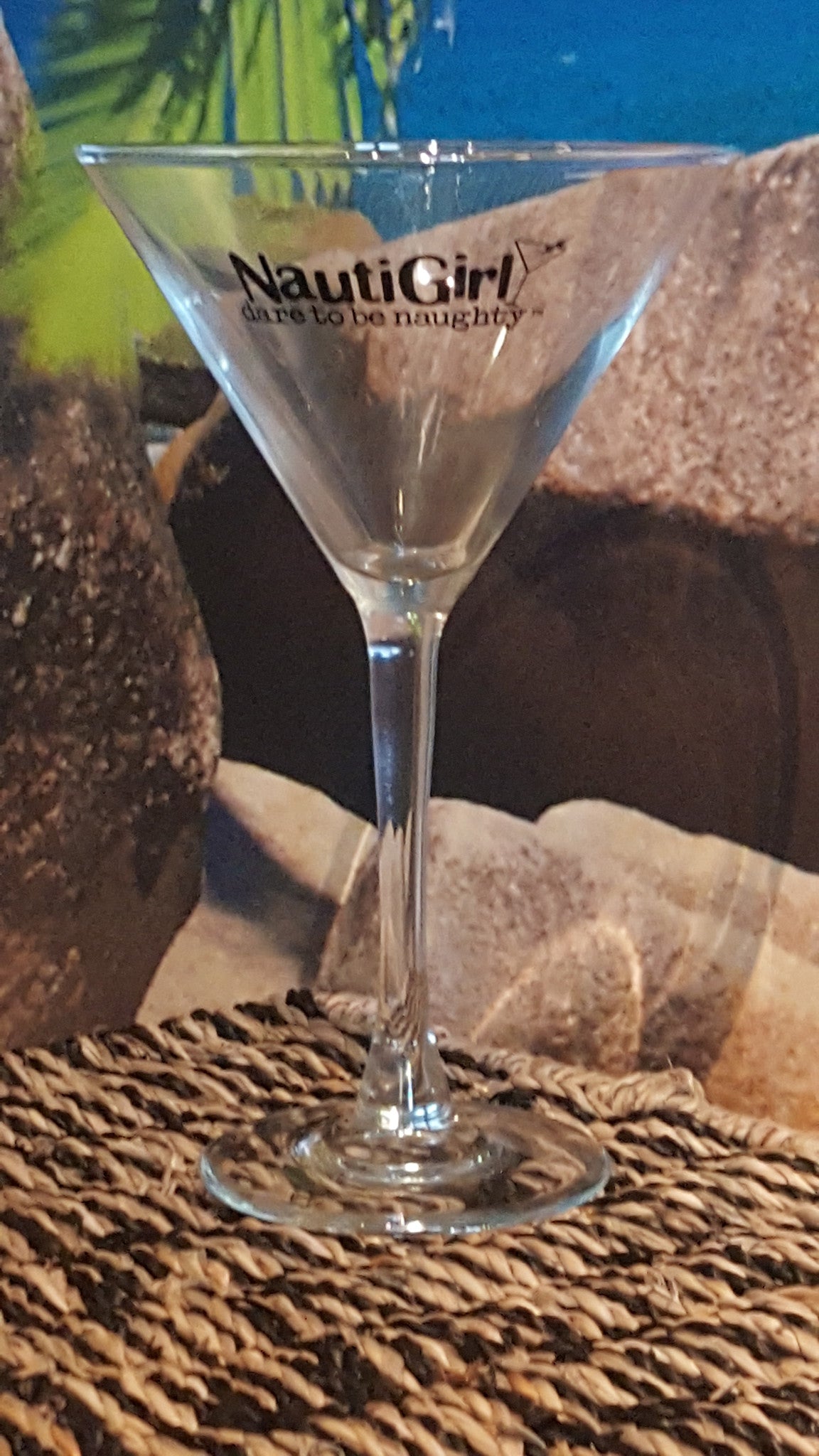 Nautigirl Martini Glass