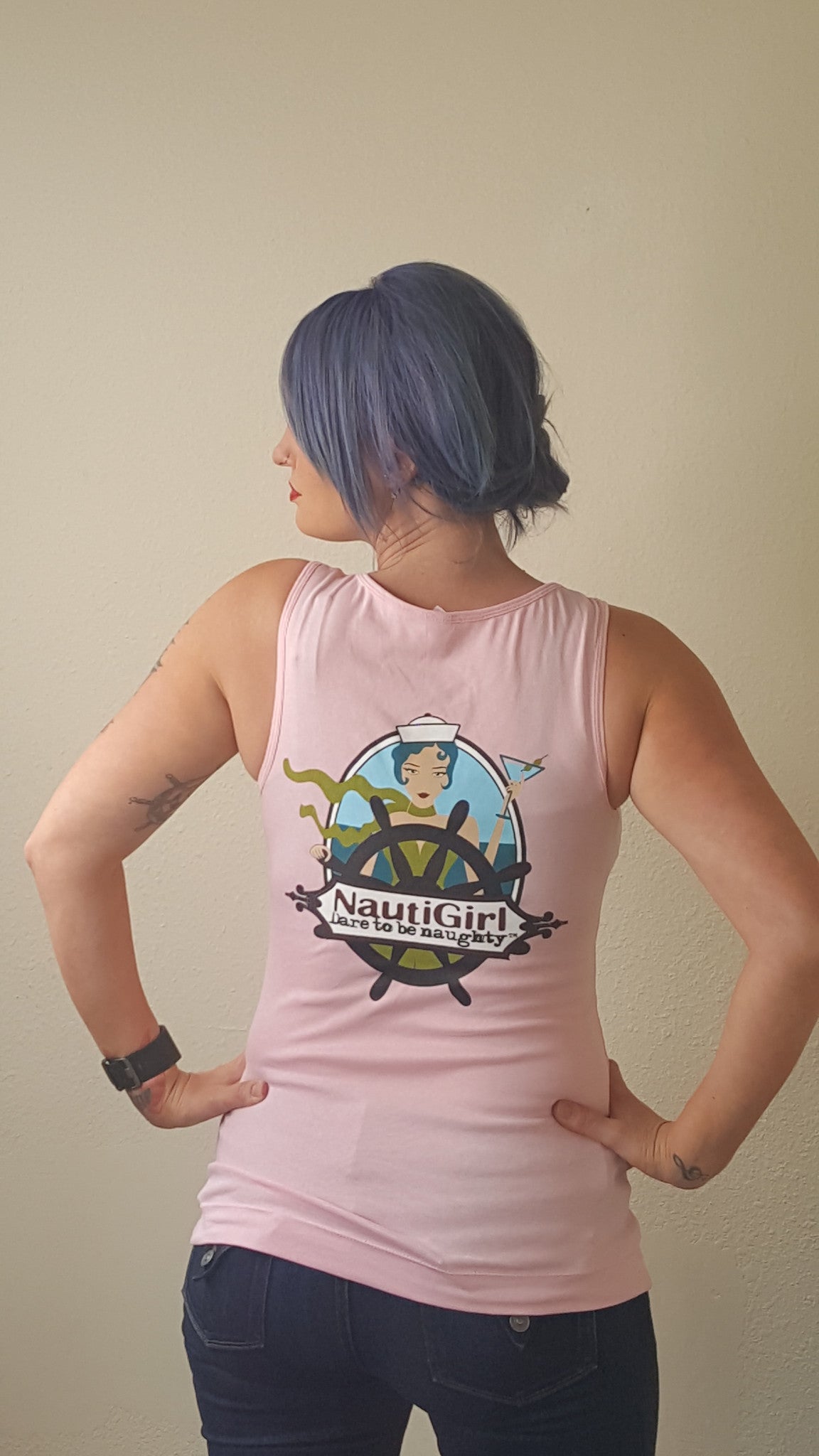 NautiGirl Pretty in Pink Tank top