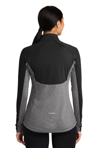 NEW! Contrasting color block Sport Wick Half Zip Pullover