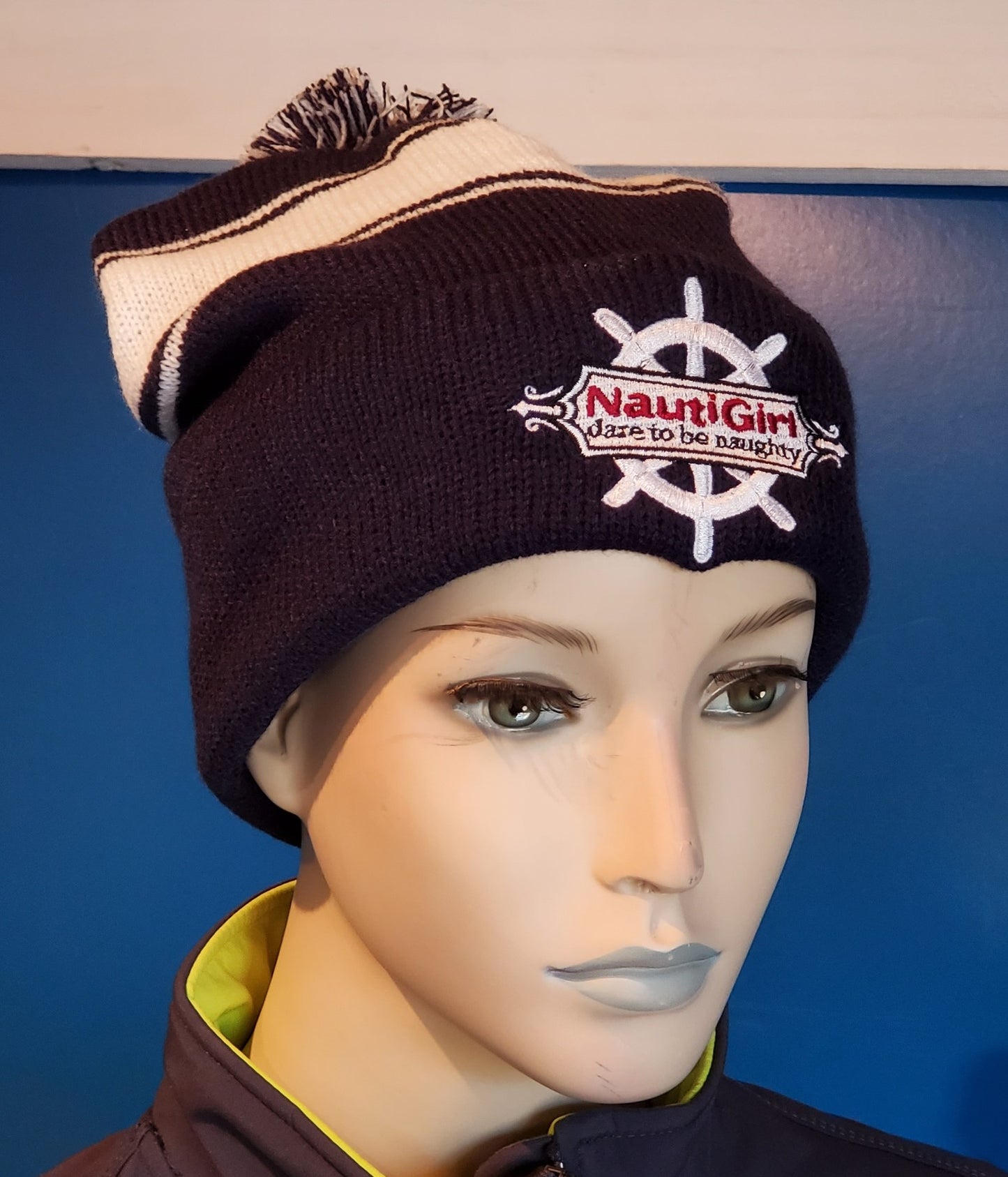 NautiGirl Pom Pom Beanie