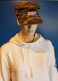 Military Distressed Camo Print Hat