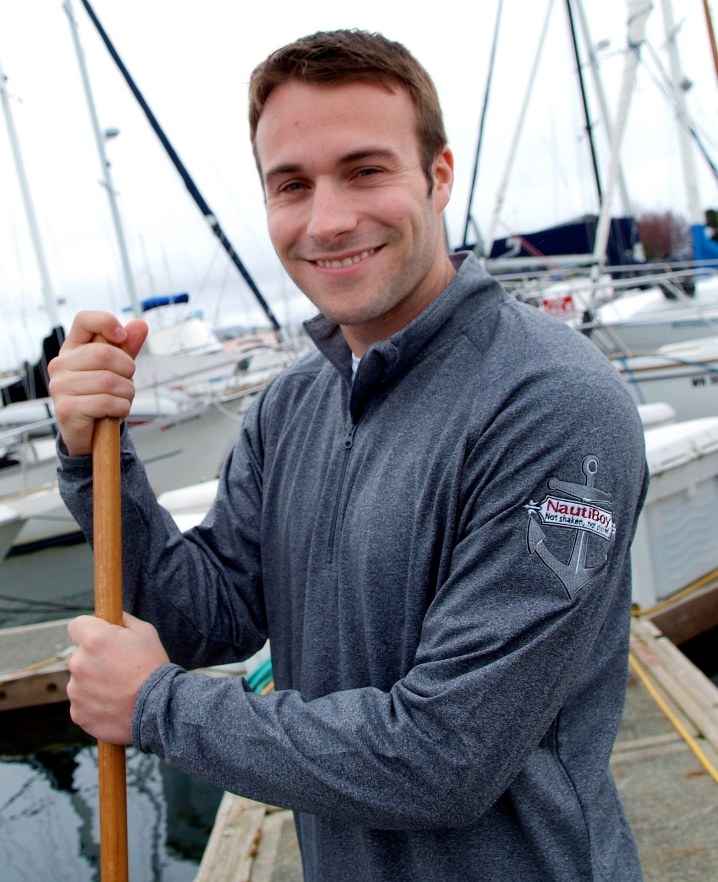 NEW! NautiBoy  Half Zip Pullover