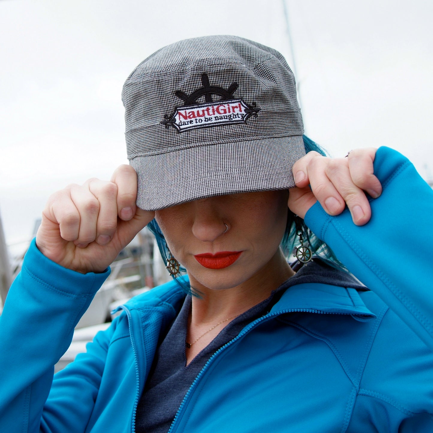 NautiGirl Military style hat