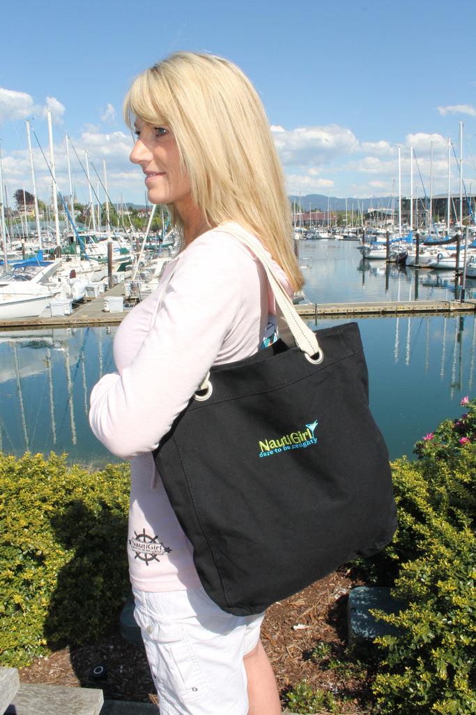 NautiGirl Canvas Tote Bags