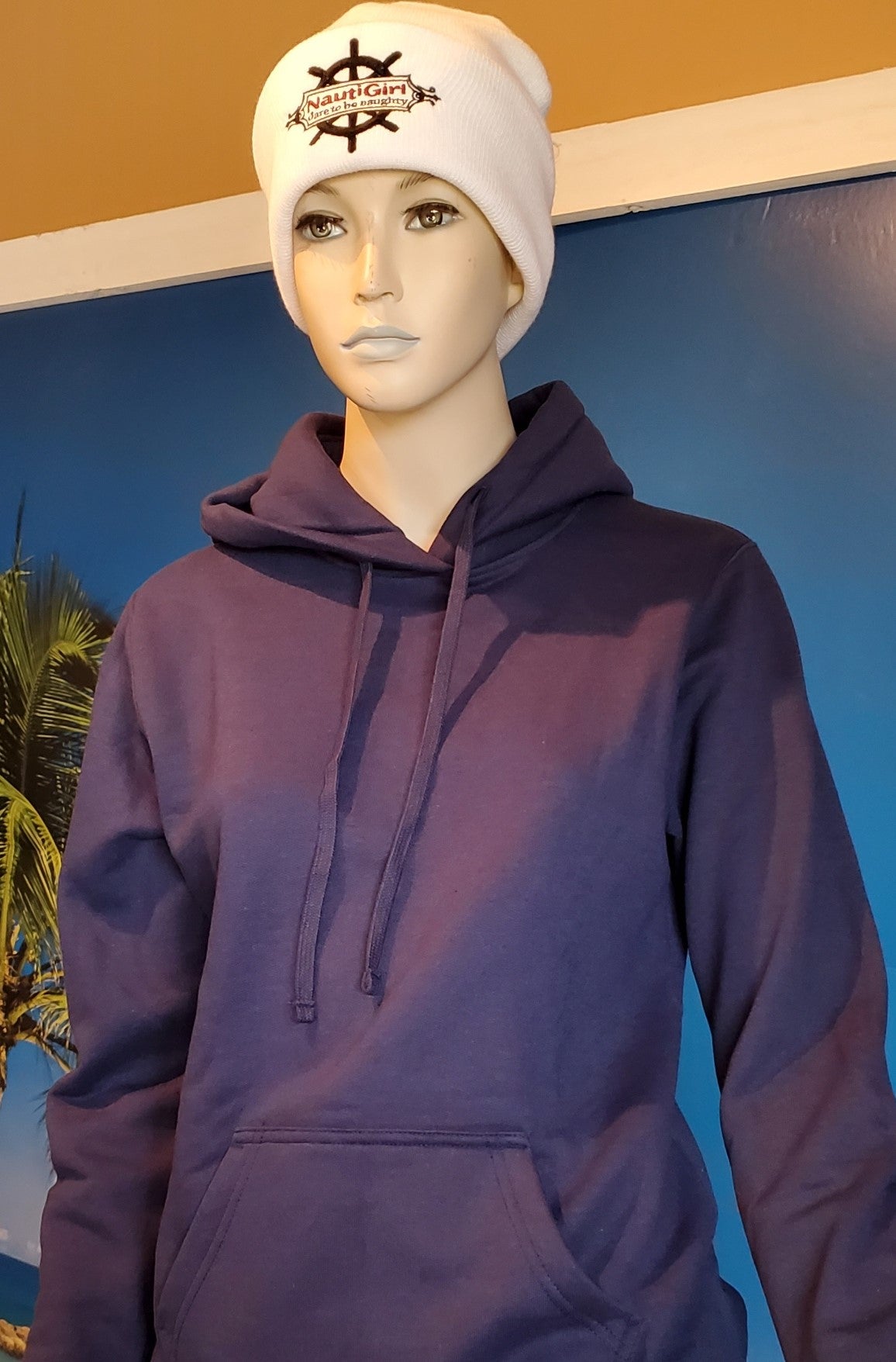 Navy pullover hoodie Clearance