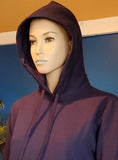 Soft Navy Pullover Hoodie with NautiGirl on the Back