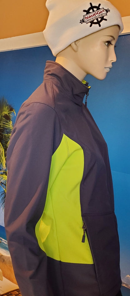 SoftShell Jacket with NautiGirl logo on Back